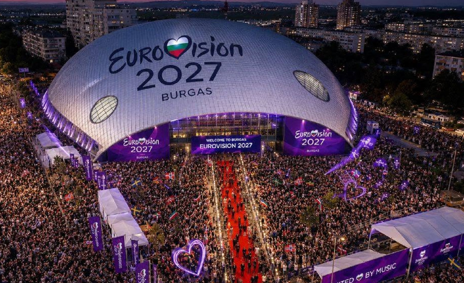 Бургас ще бъде домакин на "Евровизия 2027"